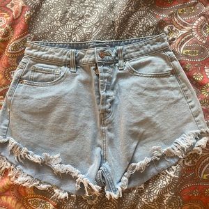 High waisted shorts
